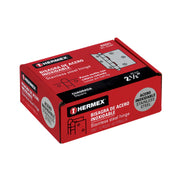Bisagra cuadrada 2-1/2' acero inox, cabeza redonda, HERMEX