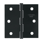 Bisagra cuadrada 2-1/2', negro mate, cabeza plana, BASIC