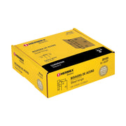 Bisagra cuadrada 3', latón antiguo, cabeza plana, BASIC