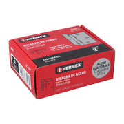 Bisagra cuadrada 3' acero inox, cabeza plana, HERMEX