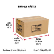 Bolsa c/2 bisagras cuadradas 3-1/2',latonado, HERMEX BASIC