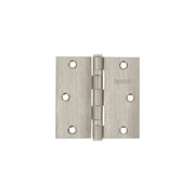 Bisagra cuadrada 3-1/2' acero inox, cabeza plana, HERMEX