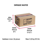 Bolsa 2 bisagras cuadradas 3-1/2' negro, cabeza plana
