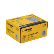 Bisagra cuadrada 4', satinado, cabeza plana, BASIC