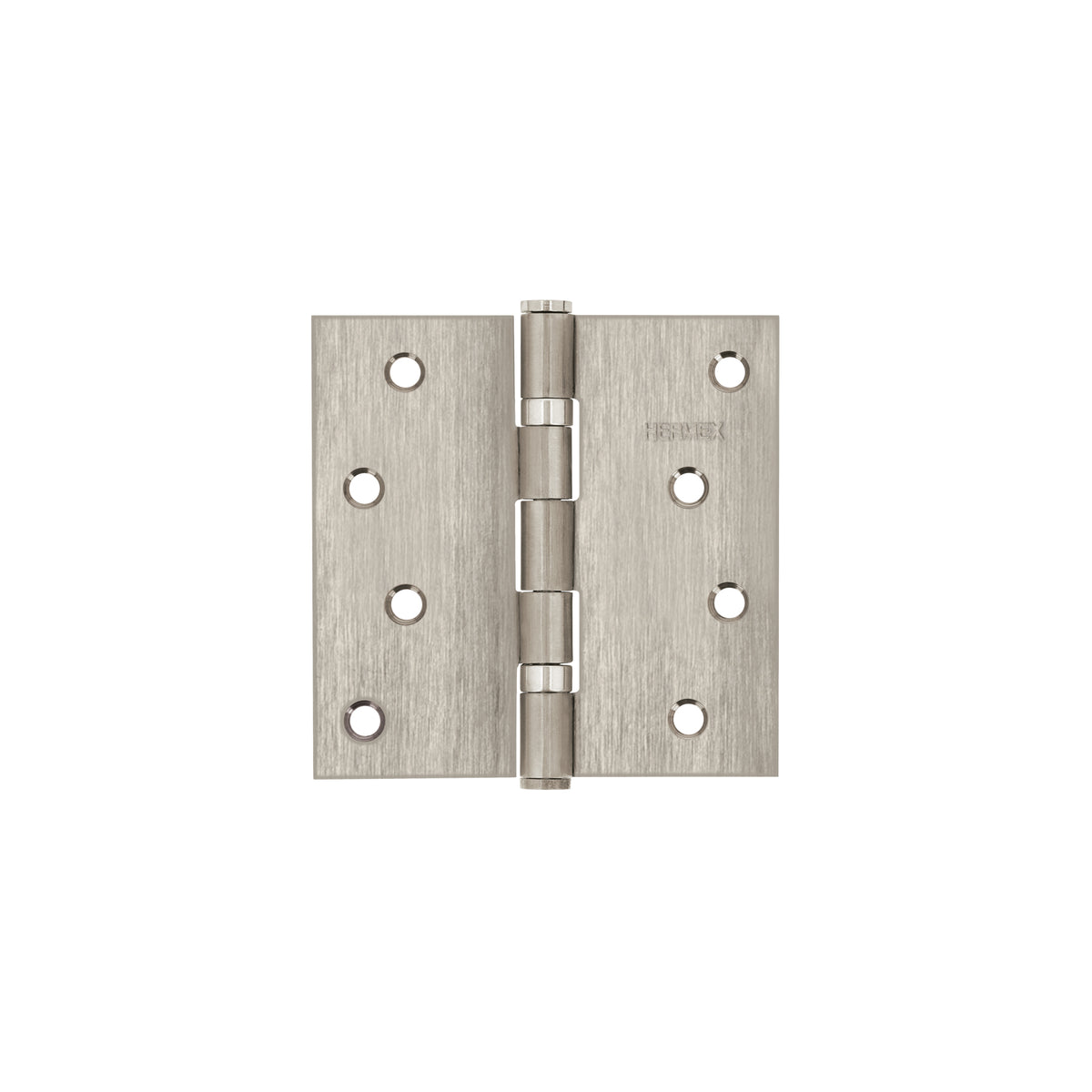Bisagra cuadrada 4' acero inox, cabeza plana, HERMEX