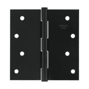 Bisagra cuadrada 4', negro mate, cabeza plana, BASIC
