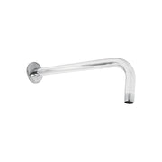 Brazo recto con chapetón para regadera, 30 cm, cromo, FOSET