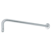 Brazo recto 50 cm con chapetón para regadera, cromo, FOSET