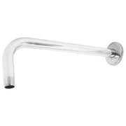 Brazo y chapetón para regadera, 30 cm, cromo, ELEMENT