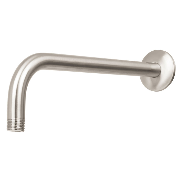 Brazo y chapetón para regadera, 30 cm, satín, ELEMENT