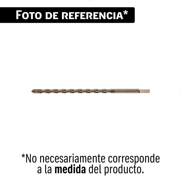 Broca para concreto de 1/2 x 12' en blíster, TRUPER