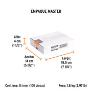 Broca para concreto de 1/4 x 4', TRUPER