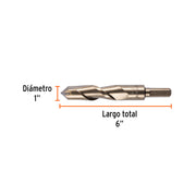 Broca para concreto de 1 x 6', TRUPER