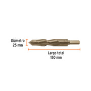 Broca para concreto 25 x 150 mm, TRUPER