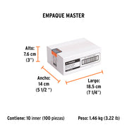 Broca para concreto de 3/16 x 4', TRUPER