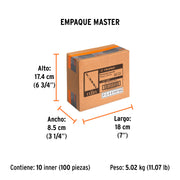 Broca para concreto de 3/8 x 5', TRUPER