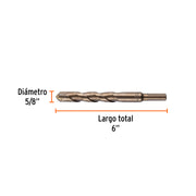 Broca para concreto de 5/8 x 6', TRUPER