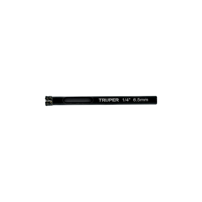 Broca diamantada 1/4' (6 mm), TRUPER