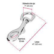 Bandola de zinc de 1' giratoria, FIERO