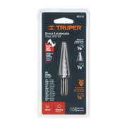 Broca escalonada óxido negro 13 escalones 1/8' a 1/2',Truper
