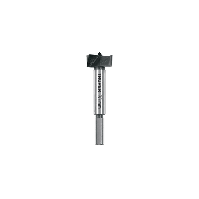 Broca forstner 25 mm para madera, TRUPER