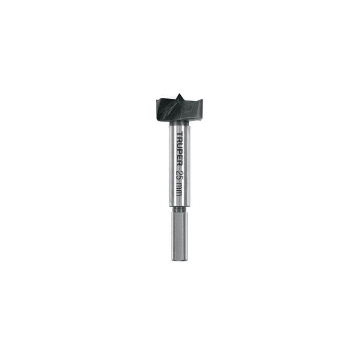 Broca forstner 25 mm para madera, TRUPER