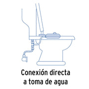 Bidet para WC de 2 piezas, FOSET