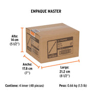 Broca con punta centradora para madera 1/8', TRUPER