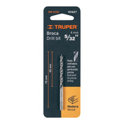 Broca con punta centradora para madera 5/32', TRUPER