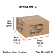 Broca con punta centradora para madera 7/16', TRUPER
