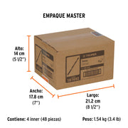 Broca con punta centradora para madera 9/32', TRUPER