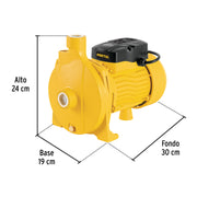 Bomba centrífuga para agua modelo europeo, 1 HP, PRETUL