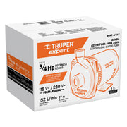 Bomba centrífuga para agua, 3/4 HP, TRUPER EXPERT