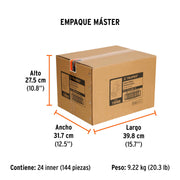 Cabeza infladora de llantas, conexión hembra 1/4' NPT,TRUPER