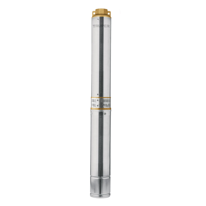 Bomba sumergible tipo bala 4', 1-1/2HP, uso agrícola, TRUPER