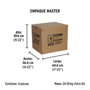 Bomba sumergible plástica, 1-1/2 HP para agua sucia, PRETUL