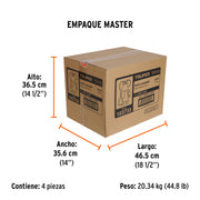 Bomba sumergible plástica, 1/2 HP para agua sucia, TRUPER