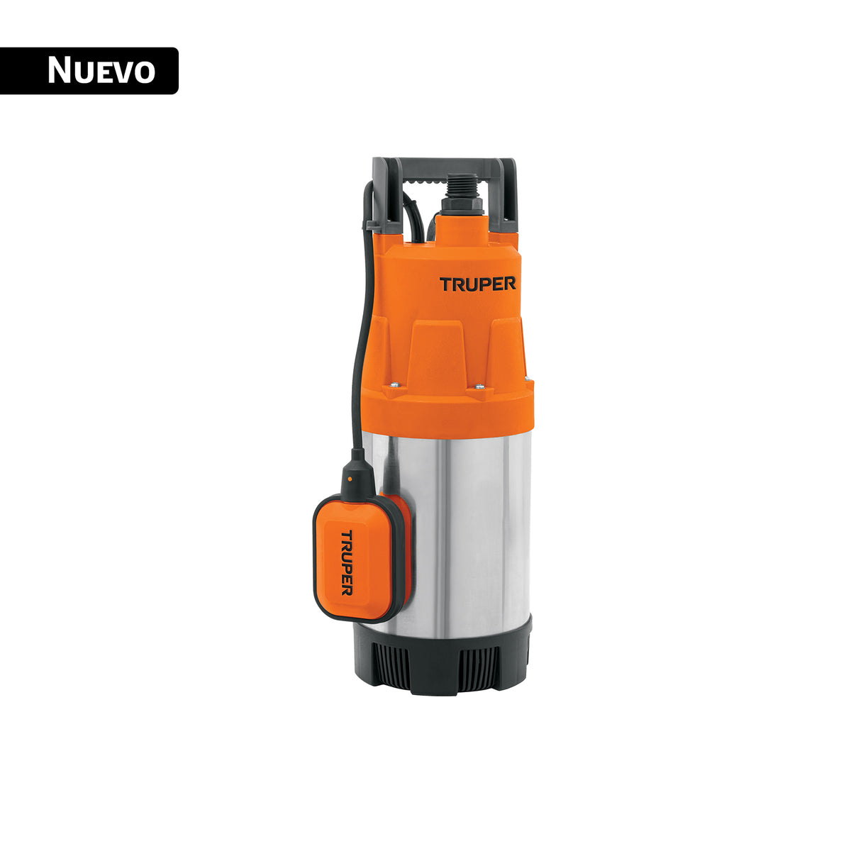 Bomba sumergible acero inoxidable, agua limpia, 1HP, TRUPER