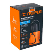 Bomba sumergible plástica, 1 HP para agua limpia, TRUPER