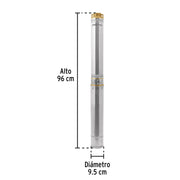 Bomba sumergible tipo bala 4', 2HP, uso agrícola, PRETUL