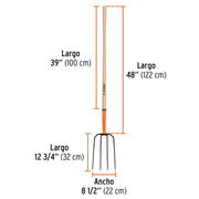 Bieldo para paja, 4 dientes, mango largo 48', TRUPER