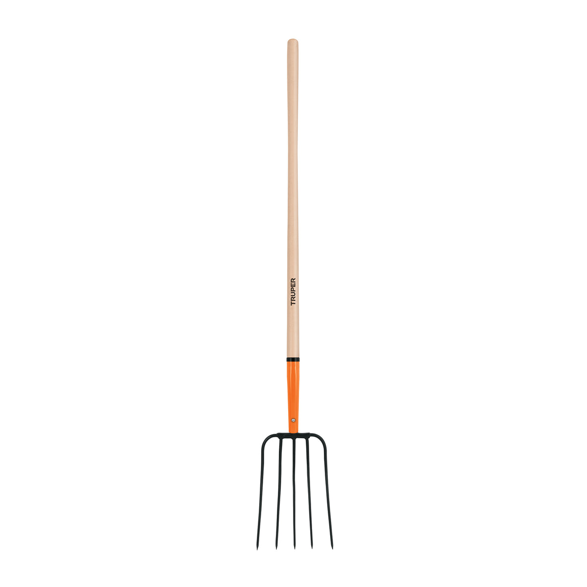 Bieldo para paja, 5 dientes, mango largo 48', TRUPER