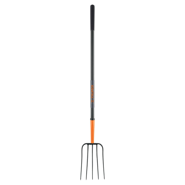 Bieldo para paja, 5 dientes, mango largo de acero 48' TRUPER