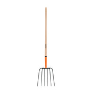 Bieldo para paja, 6 dientes, mango largo 48', TRUPER