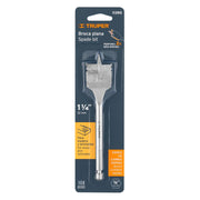 Broca plana de manita 1-1/4' para madera, TRUPER