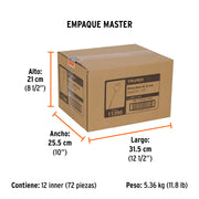 Broca plana de manita 1-1/4' para madera, TRUPER