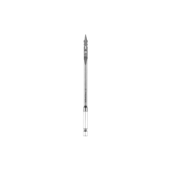 Broca plana de manita 1/4' para madera, TRUPER
