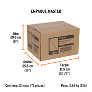 Broca plana de manita 3/8' para madera, TRUPER