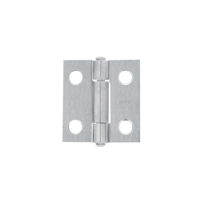 Bisagra rectangular 1 x 7/8', acero natural, HERMEX