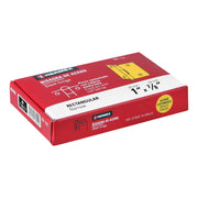 Bisagra rectangular 1' acero latonado, HERMEX